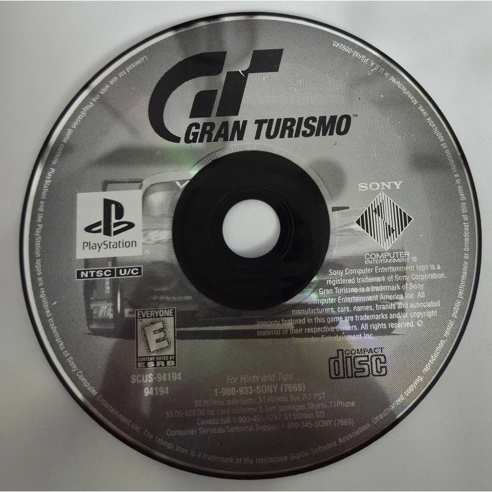 Gran Turismo (Sony PS1, 1998) Greatest Hits Authentic Game - Disc Only - TESTED‎